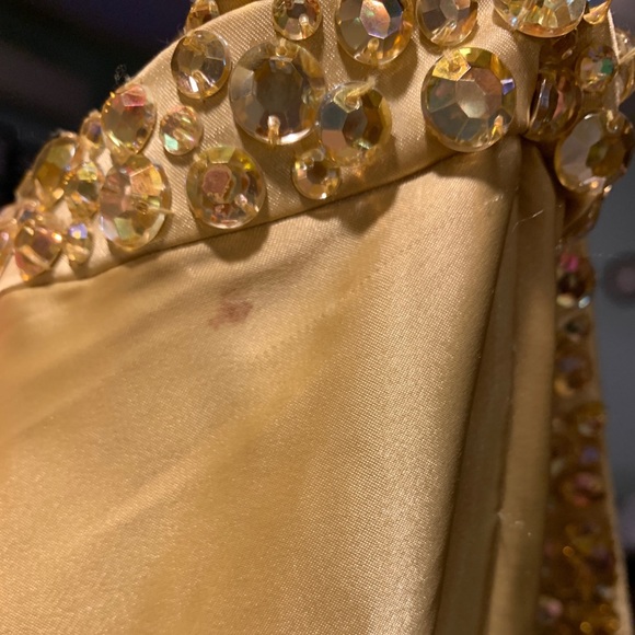 Sherri Hill gold prom dress - Picture 4 of 6